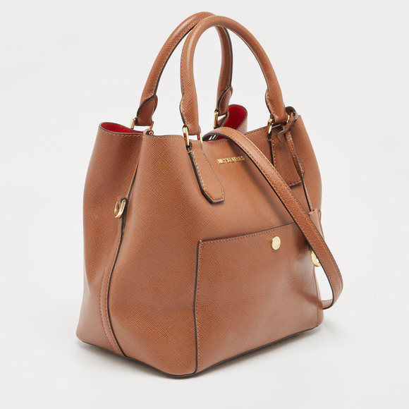 MICHAEL KORS Brown Saffiano Leather Greenwich Tote - Picture 3 of 8